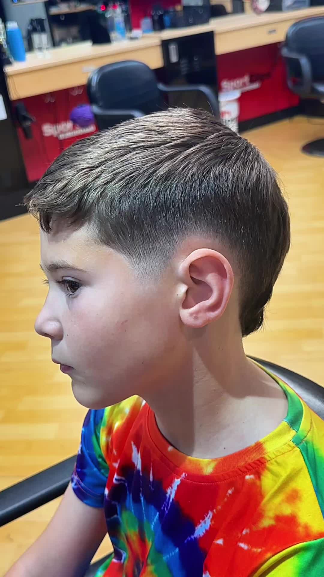 Fade haircut by Brittany B